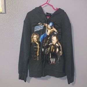 WWE Ruthless Aggression era Smackdown zip-up hoodie